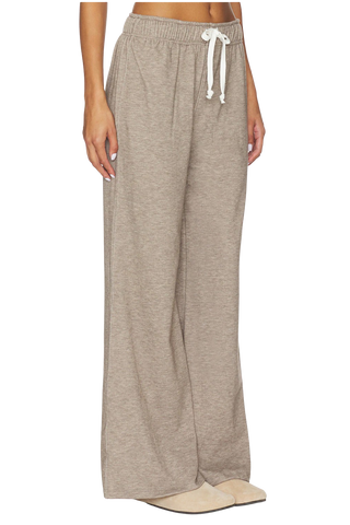 Wide Leg Lounger Pant, Lt Taupe