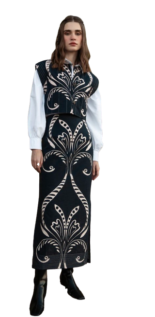 Aspen Skirt, Fountain Black