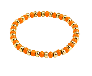 Enamel Beaded Stretch Bracelet