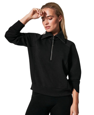 Airessentials Half Zip, Very Black