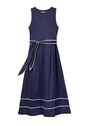 SU26 Isadora Dress, Midnight Blue