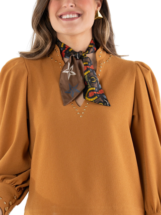 FA25-D2 Twill Scarf, Lone Star