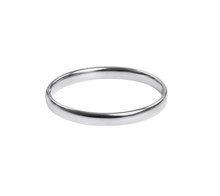 Cherish Sterling Bangle Bracelet Medium