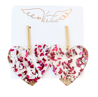 Bar Post w/ Acrylic Heart