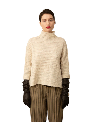 Romana Top, Oatmeal