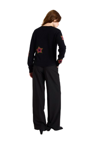 Star Dust Crew, Black w/ Rainbow Studs