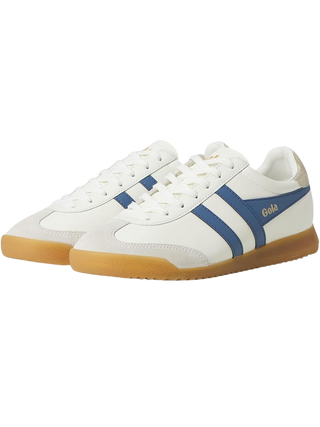 Bullet Leather Sneakers, White/Pacific/Gum