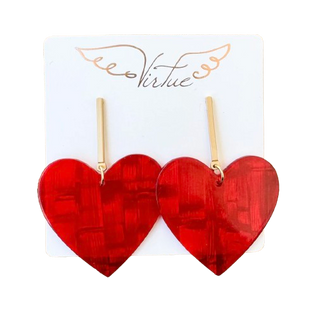 Bar Post w/ Acrylic Heart