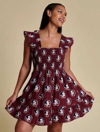 Poplin Smocked Dress, FSU