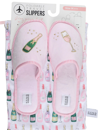 Foldable Slippers & Pouch Set