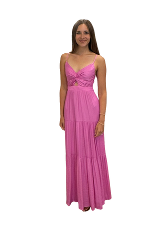 Aurora Dress, Bright Peony