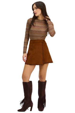 Noelle Top, Chestnut Multi