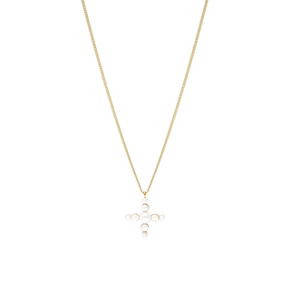 Gumdrop Cross Delicate Necklace