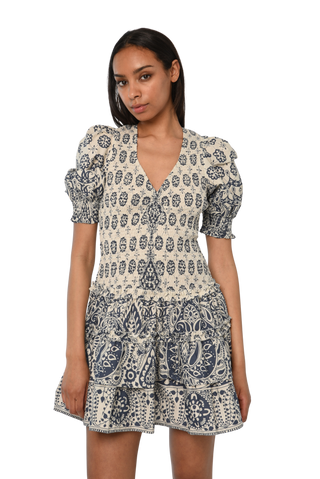 Audrey S/S Dress, Antonina Print