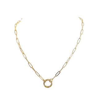 CH54 PC Chain with Pave Ring