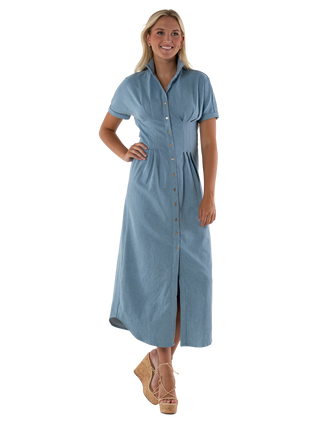 Georgia Dress, Classic Denim