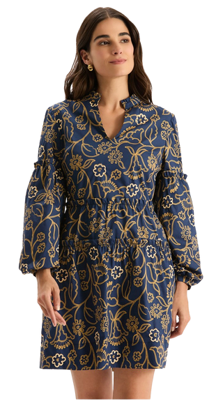 Emory Ctn Over Embr Dress, MLT