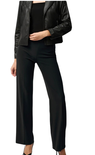 Classic Wide Leg Pant, Black