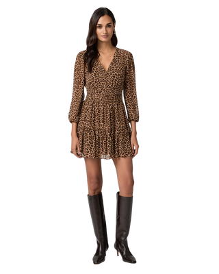 NIcolo Mini Dress, Natural Multi