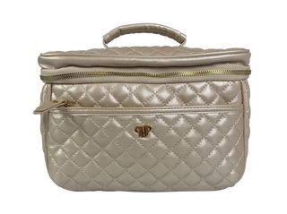 Train Case, Pearl Quilted