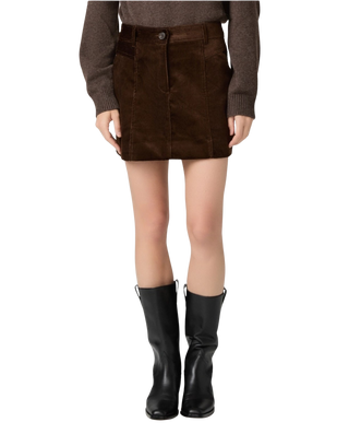 Camden Skirt - Hickory, Hickory