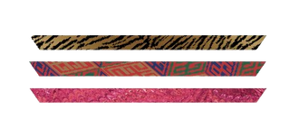 Twilly Scarf, Tiger Jacquard Silk
