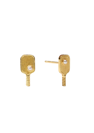 Pickleball Stud, Pearl