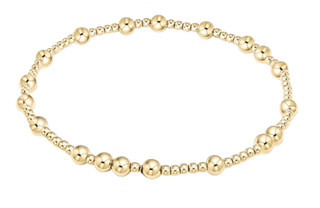 Hope Unwritten 4mm Bead Bracelet - Gold