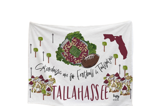 Tallahassee Saturdays Game Day Fleece Blanket - Fsu
