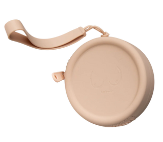 Pasties With Silicone Travel Case - Light Nude - 8cm