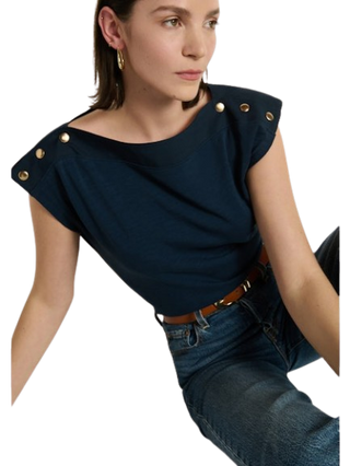Brooks Boatneck Top, Night Sky