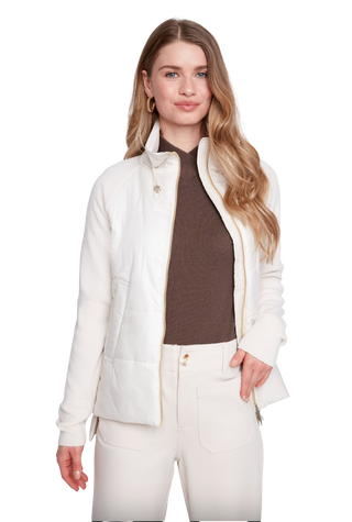 R3950L-E3034 Luxe Quilt Jacket, Oyster