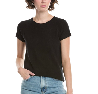 Cashmere Tee, Black