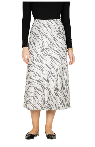 Bias Midi Skirt - Wild Marble, Wild Marblejacquard
