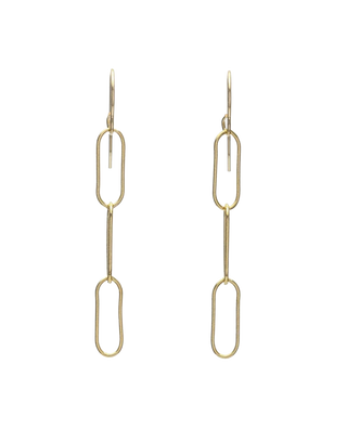 ER-112 Oval Paperclip Earring