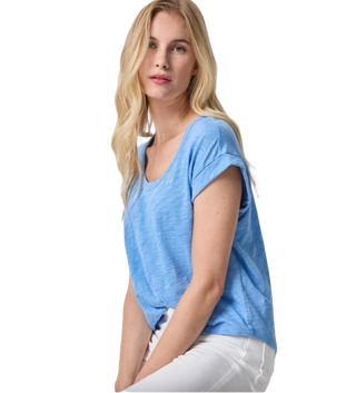 Cuff Sleeve Boxy Top, Capri