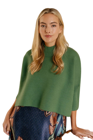 Sophia Sweater, Evergreen Fog - Evergreen Fog